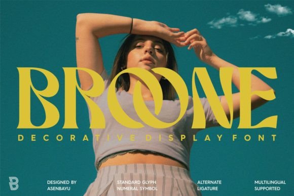 Broone Display Font for Small Business Branding