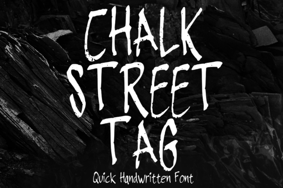 Chalk Street Tag Font for Handmade Branding