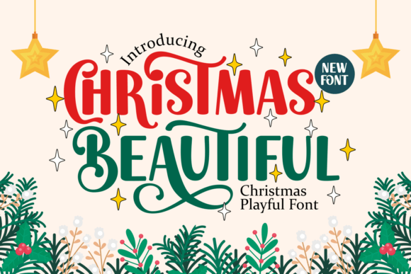 Christmas Beautiful Font for Holiday Branding