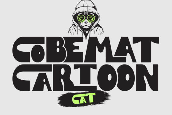 Cobemat Cartoon Font for Playful Brand Identity