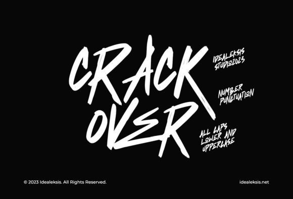 Crack over Font: Sinister Elegance for Scroll-Stopping Campaigns