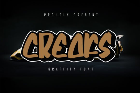 Creaks Font: A Playful Graffity Display Typeface for Fun Projects