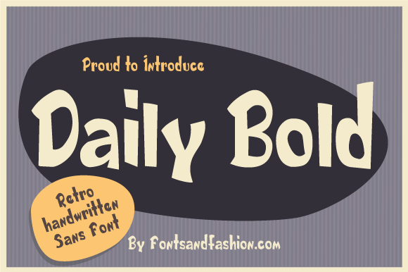 Daily Bold Font for Retro-Inspired Brand Identity