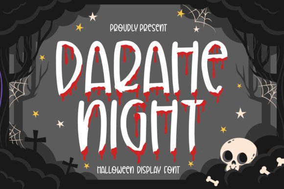 Darahe Night Halloween Display Font for Scroll-Stopping Campaigns