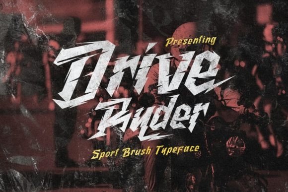 Drive Ryder Font for Racing-Themed Campaigns