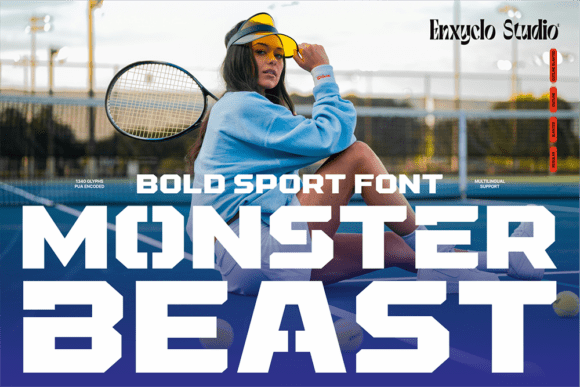 Exploring Monster Beast: A Gym Sports Font for Editorial Personality
