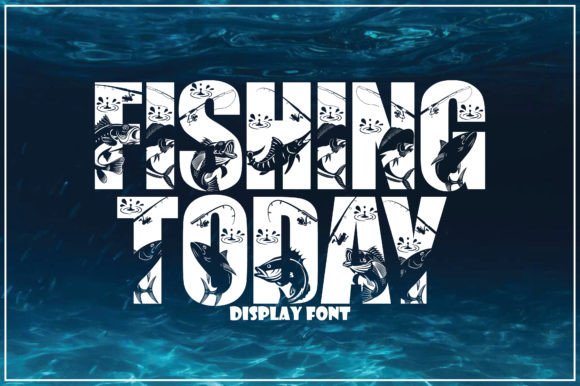Fishing Today: A Thick-Lettered Display Font for Playful Editorial Identity