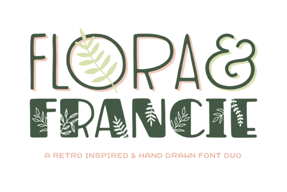 Flora Francie: A Retro-Inspired Display Font for Editorial Impact