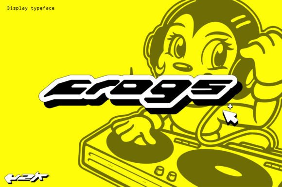 Frogs Font for Bold Y2K-Inspired Campaigns