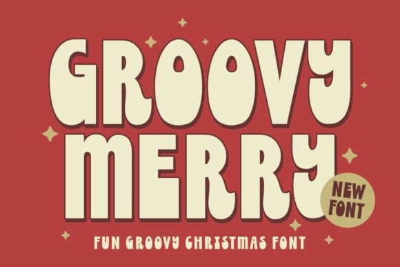 Groovy Merry: The Retro Christmas Display Font You Need