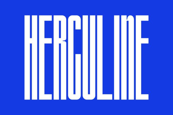 Herculine Display Font for Bold Brand Identity