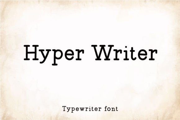 Hyper Writer Font for Vintage-Inspired Campaign Design