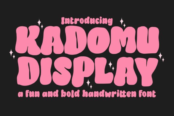 Kadomu Display Font for Playful, Memorable Campaigns