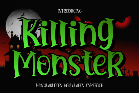 Killing Monster Font for Halloween Branding That Stands Out