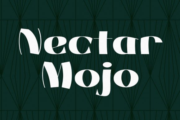 Nectar Mojo: A Vintage Art Deco Typeface for Timeless Branding