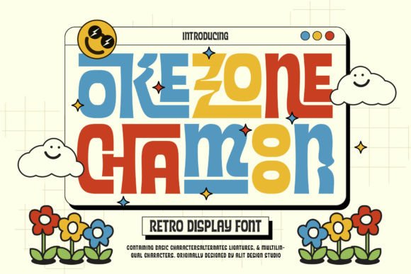 Okezone Chamoon: A Groovy Display Serif Font for Editorial Design