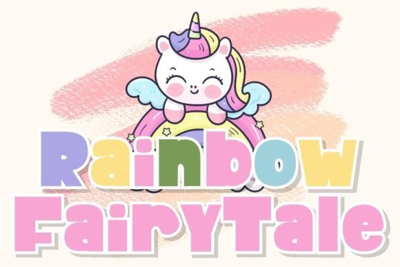 Rainbow Fairytale: A Display Font That Feels Like a Storybook Opening