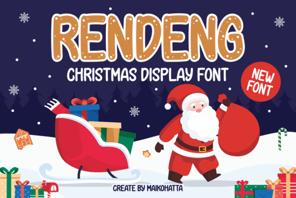 Rendeng: A Festive Display Font Designed to Create Mood