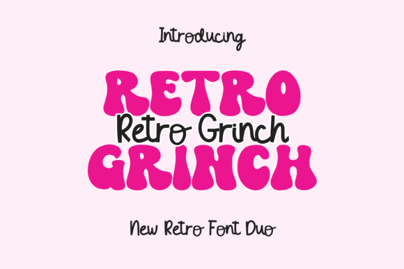 Retro Grinch Font for Bold Holiday & Quote Typography