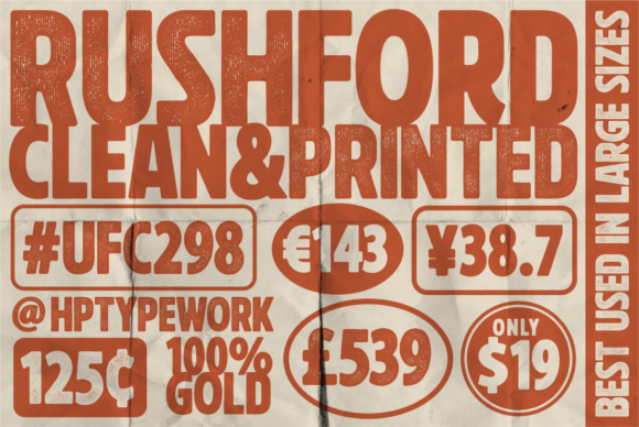 Rushford Display Font for Bold, Beautiful Branding