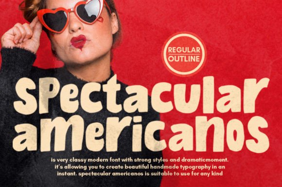Spectacular Americanos Font for Handcrafted Branding