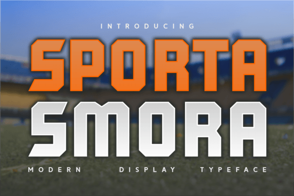 Sporta Smora Display Font for Bold Brand Identity