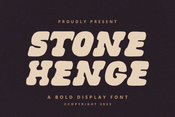 Stonehenge: A Natural, Vintage Display Font for Authentic Branding