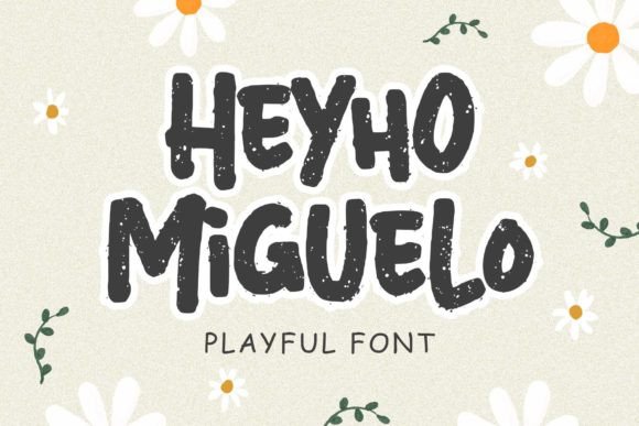 The Heyho Miguelo Handwritten Font for Editorial Design