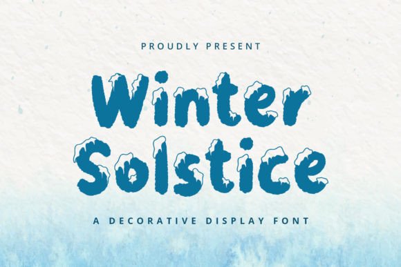Winter Solstice Font for Magical Digital Branding
